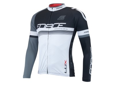 FORCE Lux jersey long sleeve black and white