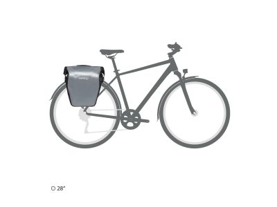 ORTLEB Back-Roller Core taška na nosič, 20 l, šedá