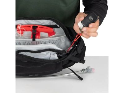 Osprey Raptor 4 Gürteltaschenrucksack, 4 l, Pediment Grey