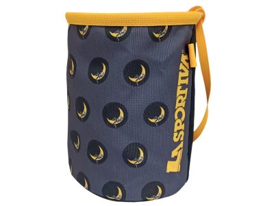 La Sportiva Climbing On The Moon Chalk Bag sáček na magnesium, carbon/giallo