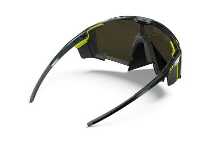 Ochelari polarizați Julbo EDGE COVER Spectron HD 4, negri/galben fluorescent
