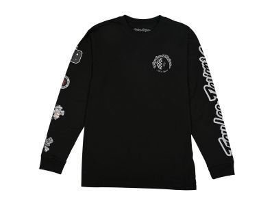 Troy Lee Designs Worldwide póló, fekete