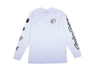 Troy Lee Designs Worldwide triko, bílá