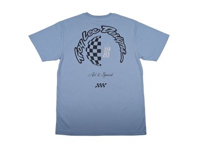 Koszulka Troy Lee Designs Worldwide, przydymiony błękit