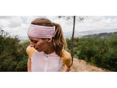 COMPRESSPORT On/Off čelenka, čierna/biela