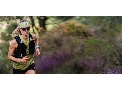 COMPRESSPORT On/Off čelenka, čierna/biela