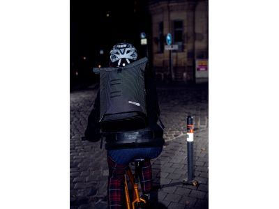 ORTLIEB Commuter-Daypack High-Vis Rucksack, 21 l, reflektierendes Schwarz