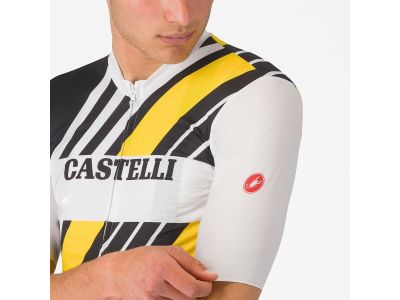 Castelli HERITAGE mez, fekete/fehér/sárga