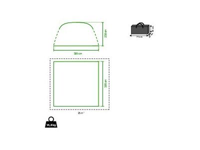 Coleman Air Shelter M menedékhely