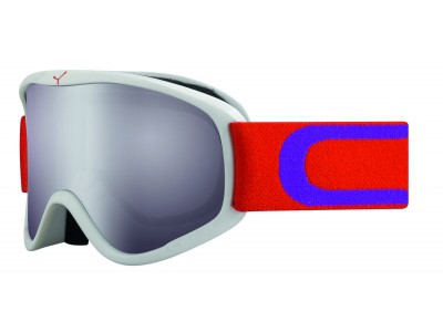 CÉBÉ Striker M White/red Light Rose Flash Mirror lyžařské brýle