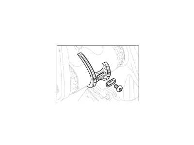 Campagnolo cable guide under the frame