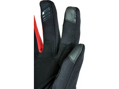 SILVINI Ortles dámske zimné rukavice, čierna/červená