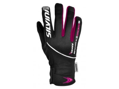 SILVINI Ortles women&#39;s winter gloves black/pink