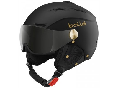 Bollé-Backline Visor soft black-gold ski helmet