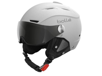 Bollé-Backline Visor bílá-šedá lyžařská helma