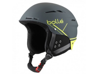 Bollé-B-Fun soft gray-yellow ski helmet