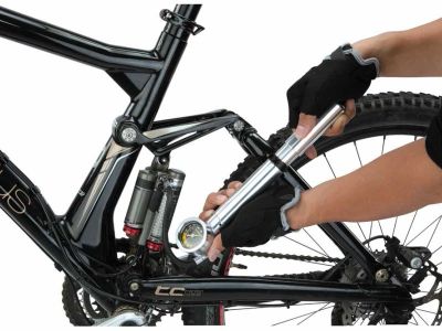Topeak mini-pump SHOCK &#39;N&#39; ROLL