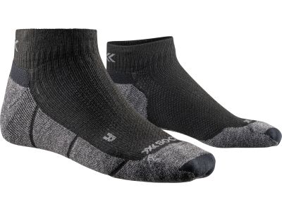 X-BIONIC X-SOCKS CORE NATURAL LOW CUT zokni, fekete/szürke