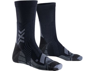 X-BIONIC X-SOCKS Hike Expert Silver Crew zokni, fekete