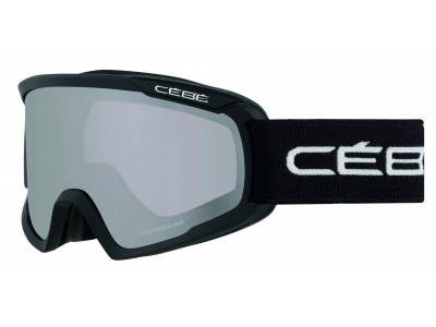 CÉBÉ Fanatic M čierne Light Rose Flash Mirror lyžiarske okuliare