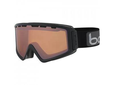 Bollé-Z5 OTG Błyszczące, czarne, cytrusowe gogle narciarskie