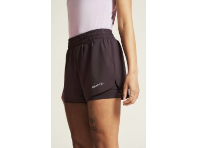 Craft ADV Essence 2-in-1 II Damen Shorts, lila