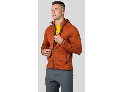 Hannah Damar Hoody mikina, burnt orange mel