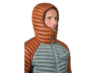 Hannah Mio Hoody jacket, rust/lily pad