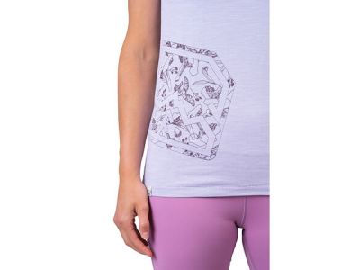 Hannah Zoey Ii women&#39;s t-shirt, purple heather/purple heather