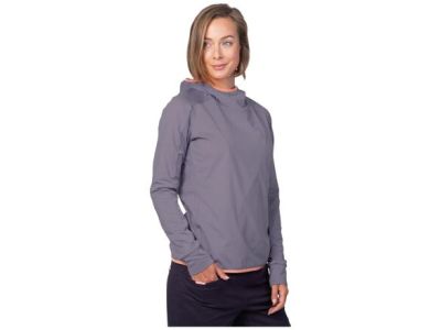 Hannah Nyma Hoody hanorac dama, gri ridge mel