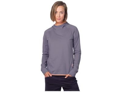 Hannah Nyma Hoody hanorac dama, gri ridge mel