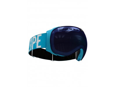 Dr. Zipe Headmaster Level 7 Blue Brown w Blue Multi ski goggles