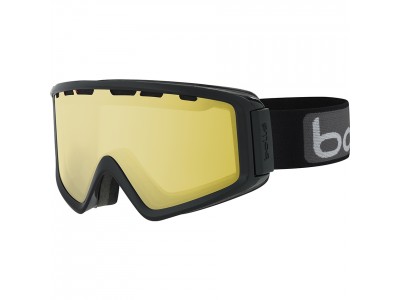 Bollé-Z5 OTG Glänzende, schwarze Lemon Gun Skibrille