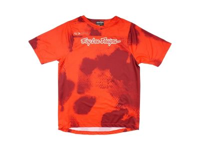 Troy Lee Designs Skyline kids jersey, flared fiery red