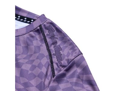 Troy Lee Designs Lilium women&#39;s jersey, twisted checkers deep purple