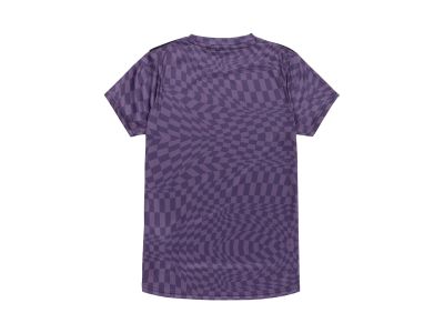 Troy Lee Designs Lilium women&#39;s jersey, twisted checkers deep purple