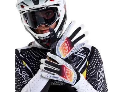Troy Lee Designs Air Optic gloves, white/black
