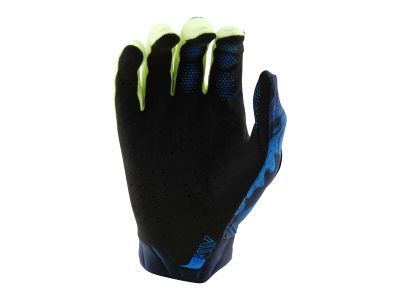 Troy Lee Designs Air gloves, drip glo yellow/dark navy
