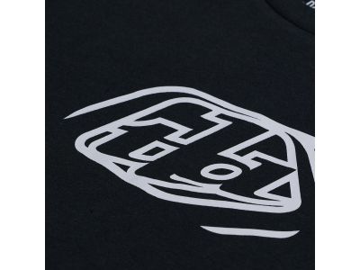 Troy Lee Designs jelvényes póló, fekete
