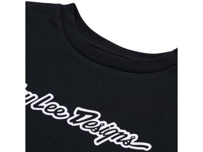 Koszulka damska Troy Lee Designs Signature, czarna