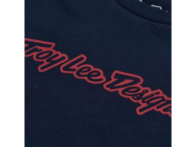 Troy Lee Designs Signature gyerek póló, sötétkék