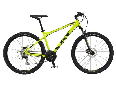 Bicicleta de munte GT Aggressor 27.5 Expert 2017 galben neon/negru