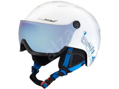 Bollé-B-YOND Visor bílá/modrá lyžařská helma