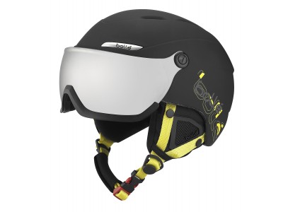 Bollé-B-Yond Visor čierna/žltá lyžiarska helma