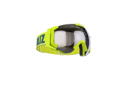 Bliz CARVER SR Limegreen Orange-Silber Snowboardbrille