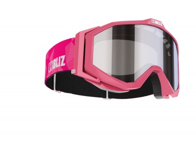 Bliz Edge JR OTG Pink, Orange Silver Mirror detské lyžiarske okuliare