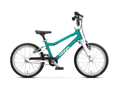 woom GO 3 16 children&amp;#39;s bike, metallic petrol