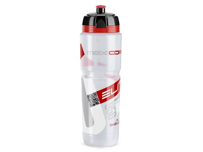 Elite bottle MAXICORSA clear red logo 1000 ml
