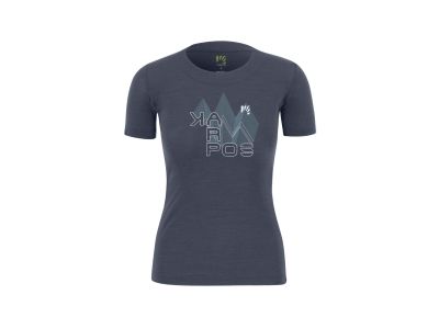 Tricou damă Karpos GUSELA MERINO, albastru ombre