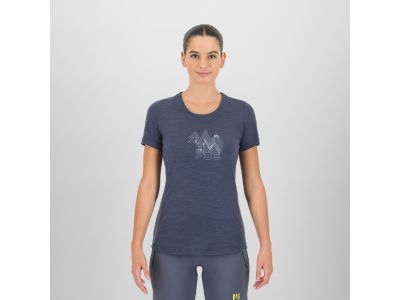 Tricou damă Karpos GUSELA MERINO, albastru ombre